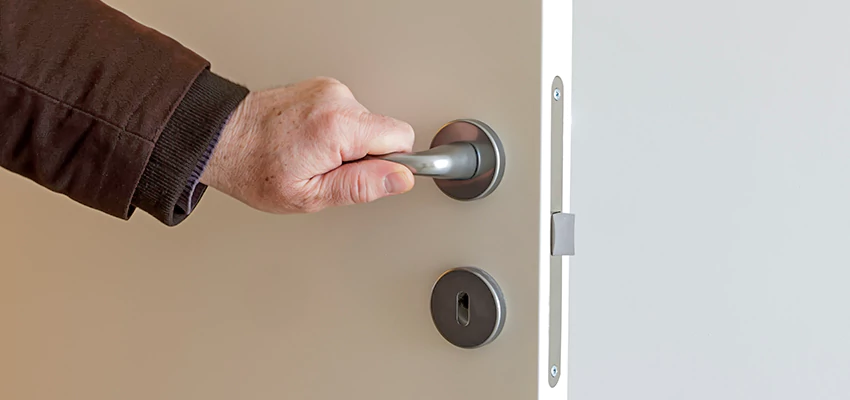 Restroom Locks Privacy Bolt Installation in Redlands, California